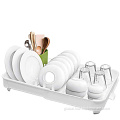 Dish Rack and Drainboard Set Multi-functional Expandable Dish Drying Rack Supplier